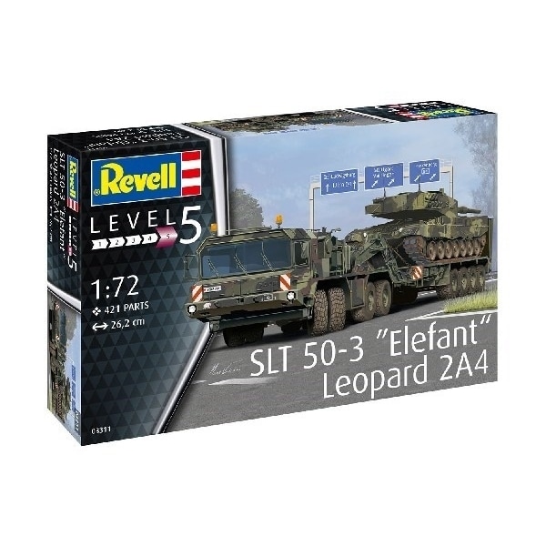 Revell 1:72 SLT 50-3 'Elefant' + Leopard 2A4