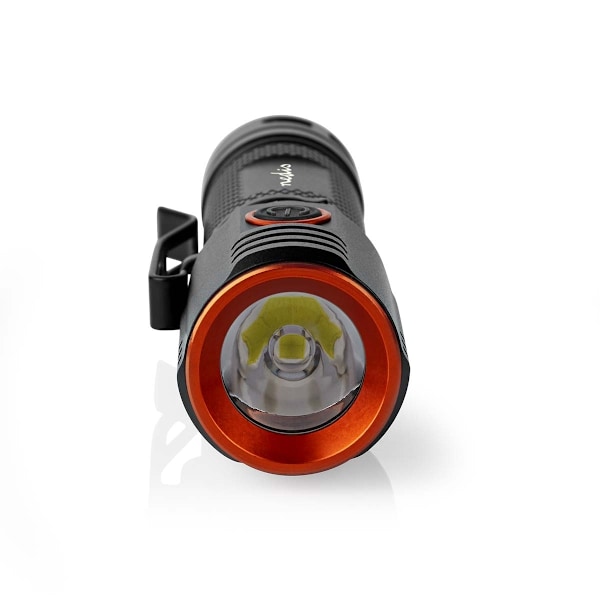 Nedis LED Taskulamppu | Paristokäyttöinen | 3.7 V DC | 20 W | N/A | Paristot sisältyvät | Ladattava | Nimellisvaloteho: 2000 lm | Valoalue: 180 m | Sä