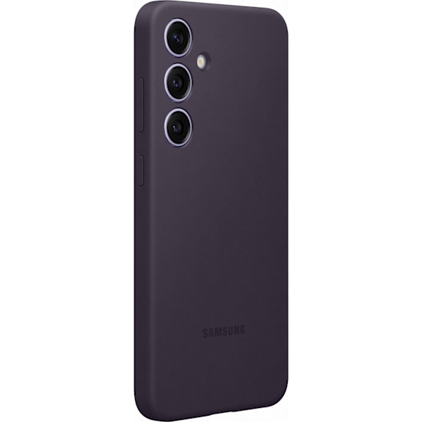Samsung Galaxy S24+ Silikonfodral, mörklila Lila