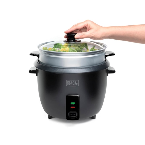 BLACK+DECKER Riisikeitin 1,8 L Musta