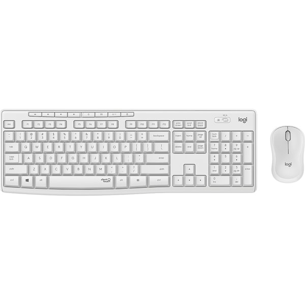 Logitech MK295 Silent Wireless Combo - OFF WHITE NORDIC
