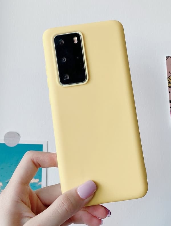 Silikonecover til Samsung Galaxy S21+, Gul Gul