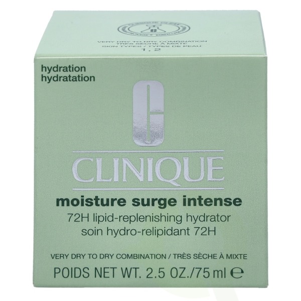 Clinique Moisture Surge Intense 72H Lipid-Replenishing Hydr. 75 ml Very Dry To Dry Combination
