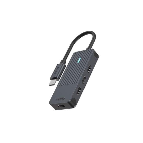 Rapoo USB-C Hub UCH-4002 USB-C to USB-C Hub musta