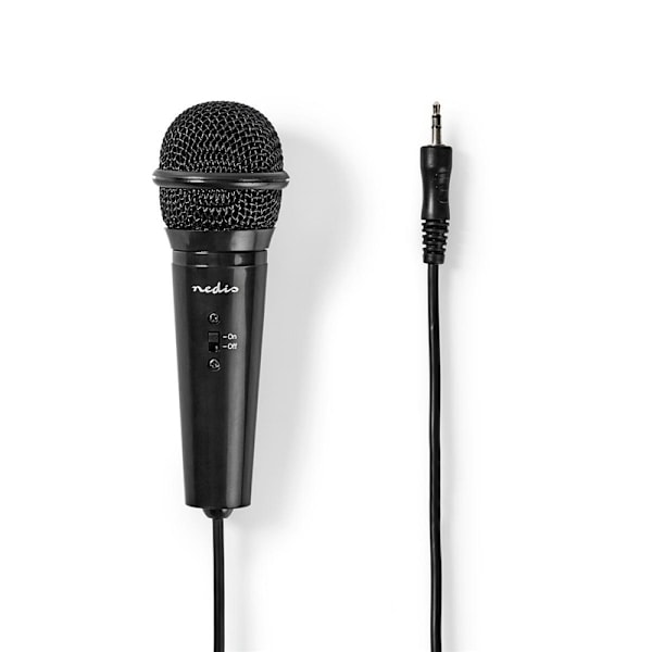 Nedis Mikrofon | Brugt til: Desktop / Notebook / Smartphone / Tablet | Kabel | 1x 3.5 mm