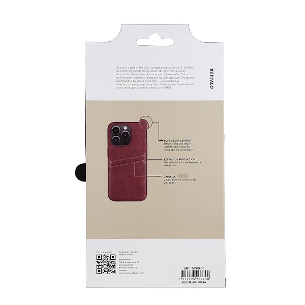 Buffalo Cover PU Brun - iPhone 14 Pro Brun