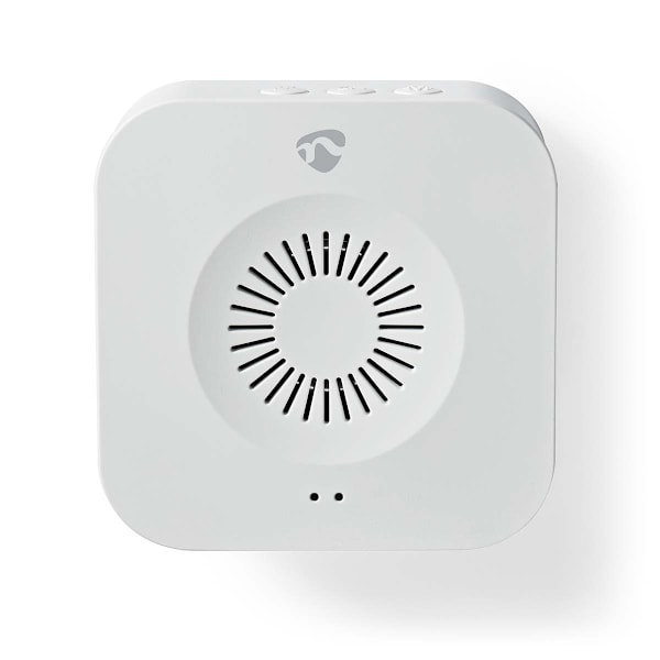 Nedis SmartLife Klokke | 433 MHz | Tilbehør til: WIFICDP10GY / WIFICDP30WT / WIFICDP40CWT | Batteri / USB Drevet | 4 Lyde | 4.5 V DC / 5 V DC | Justér