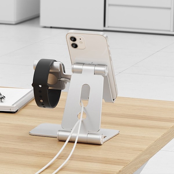 Desire2 Restore Pro Laddningsställ för Apple Watch Silver