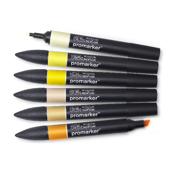 WINSOR Promarker set, yellow tones 6pcs