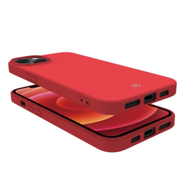 Celly Cromo Soft rubber case iPhone 14 Pro, Röd Röd