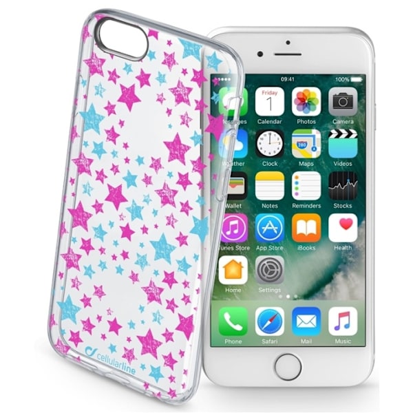 CellularLine Stars, TPU til iPhone 6/6S Transparent