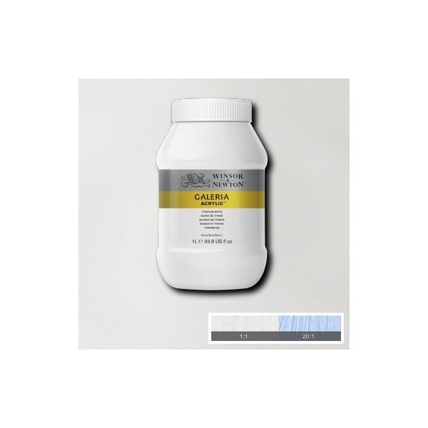 WINSOR Galeria Acrylic 1L Titanium White 644