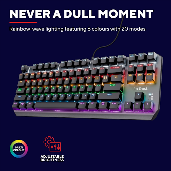 Trust GXT 384 Callaz Mechanical TKL Gaming keyboard