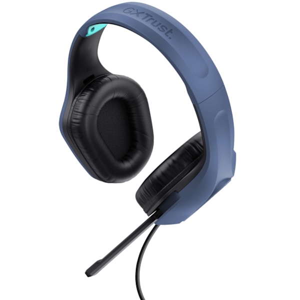 Trust GXT 415B Zirox Gaming Headset Blå