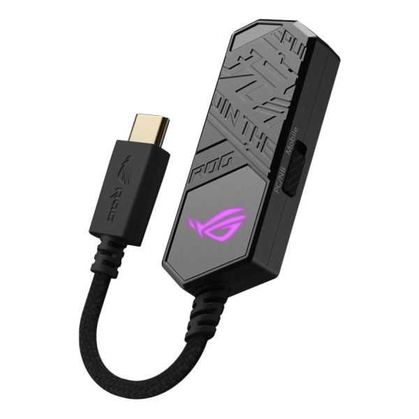 ASUS ROG Clavis - Lydkort - 32-bit - 384 kHz - 130 dB SNR (signal-støj-forhold) - USB-C