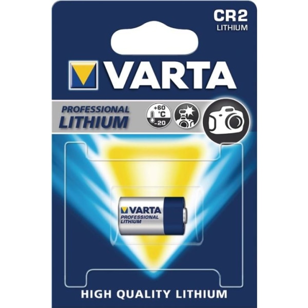 Varta CR 2 (6206) batteri, 1 stk. blister lithium batteri, 3 V