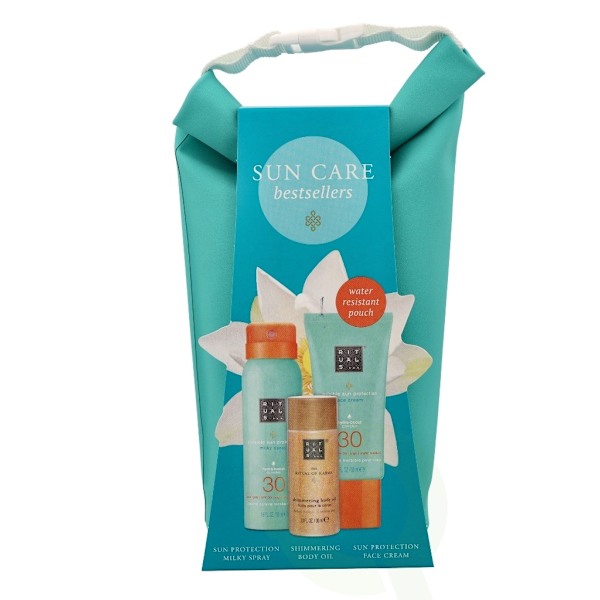 Rituals Karma Summer Sun Care Set 130 ml Shimmering Body Oil 30ml/Face Cream SPF30 50ml/Milky Spray SPF30 50ml