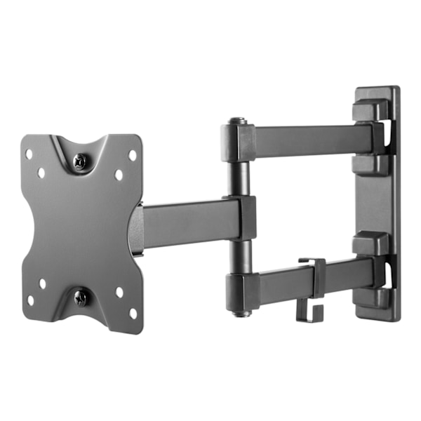 DELTACO, full-motion 3-way wall, 13"-27", 20kg, 75x75-100-100