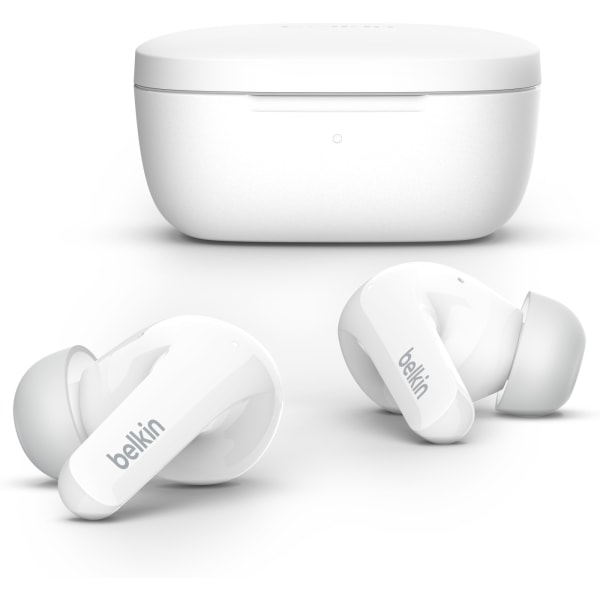 Belkin Soundform Flow vastamelunappikuulokkeet, valkoinen Vit