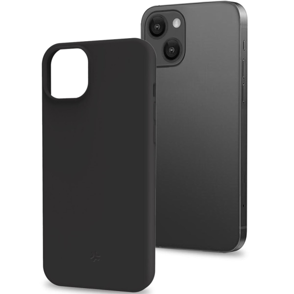 Celly Cromo Soft rubber case iPhone 15 Svart Svart