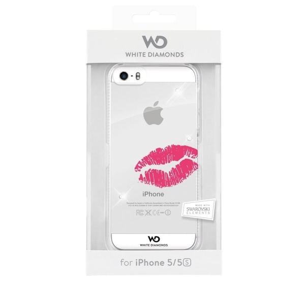 White Diamonds WHITE-DIAMONDS Cover iPhone 5/5S/SE Lipstick Kiss Rosa