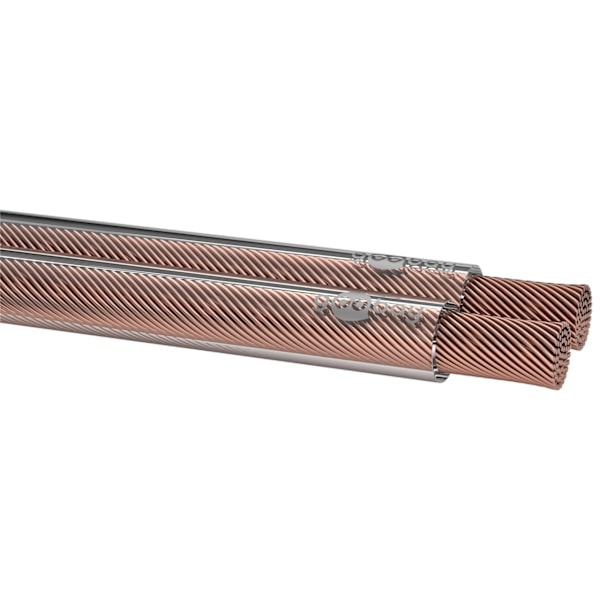 Goobay Högtalarkabel transparent CU 10 m rulle, tvärsnitt 2 x 1,5 mm²