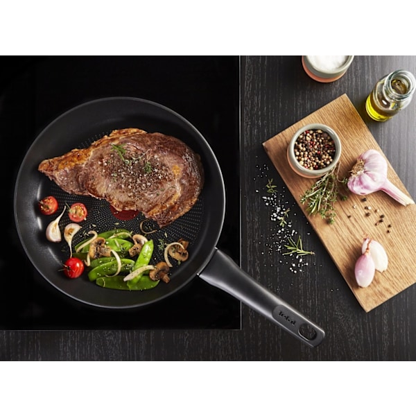 Tefal Ultimate stegepande 24 cm, sort.
