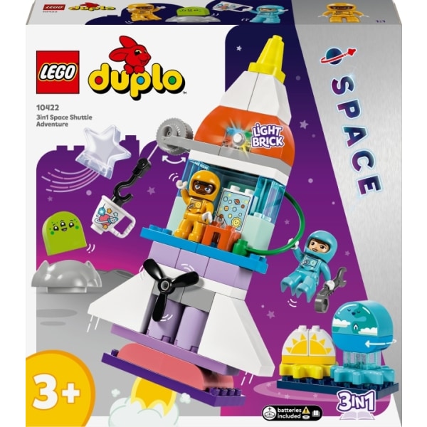 LEGO DUPLO Town 10422  - 3-in-1-avaruussukkulaseikkailu