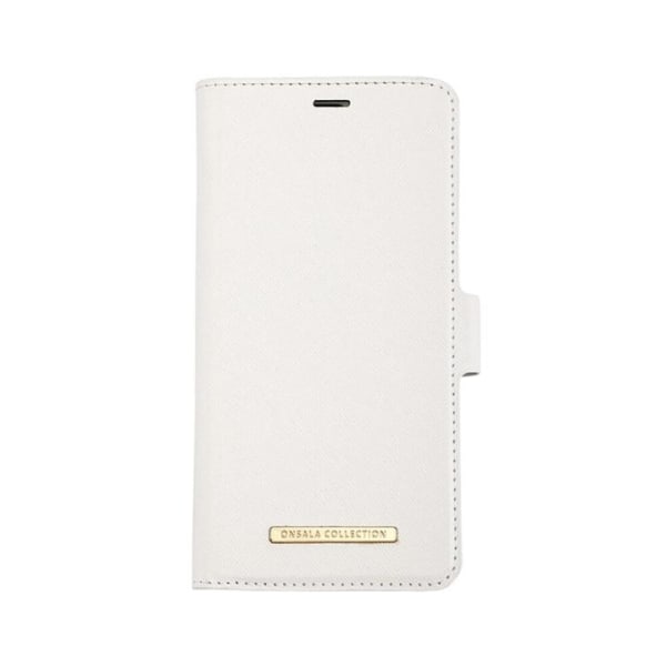 ONSALA COLLECTION Lompakko Saffiano White iPhone 11 Pro Max Vit