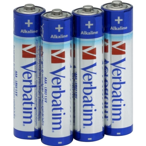Verbatim Premium Alkaline, LR03 / AAA batterier, alkaliske, 1,5V