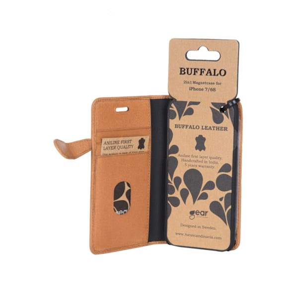 BUFFALO Wallet Læder iPhone 6/6S Cognac Orange