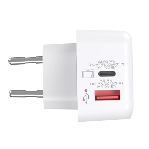 SKROSS EU USB Charger AC45PD - C to C cable included