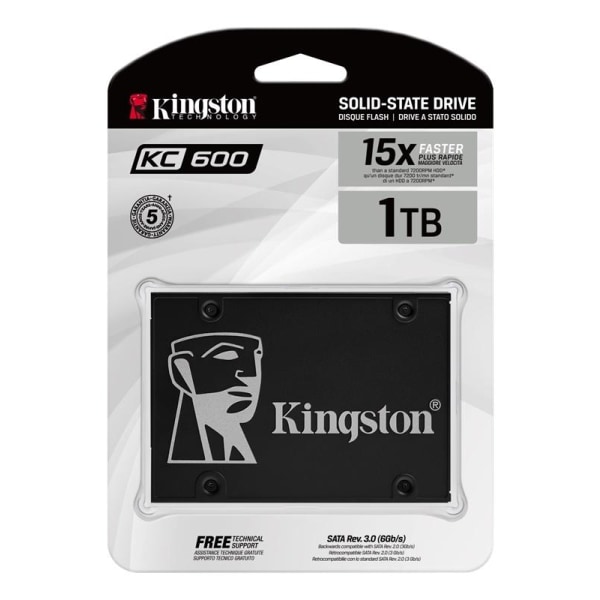 Kingston 1024G SSD KC600 SATA3 2.5