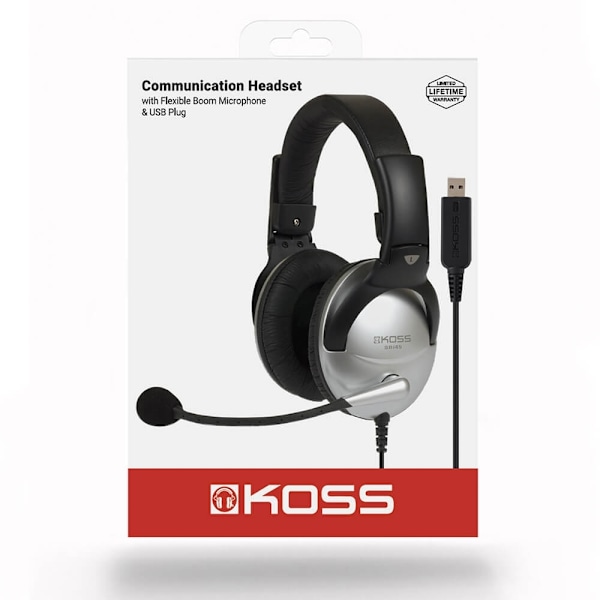 Koss Multimedia Headset SB45 Sort/Sølv USB Mic