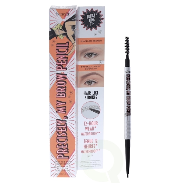 Benefit Precisely My Brow Pencil Ultra-Fine 0.08 gr #4.5 Neutral Deep Brown, 12- hour Waterproof