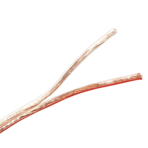 LogiLink Högtalarkabel 2x1,5 mm² 100m Transparent
