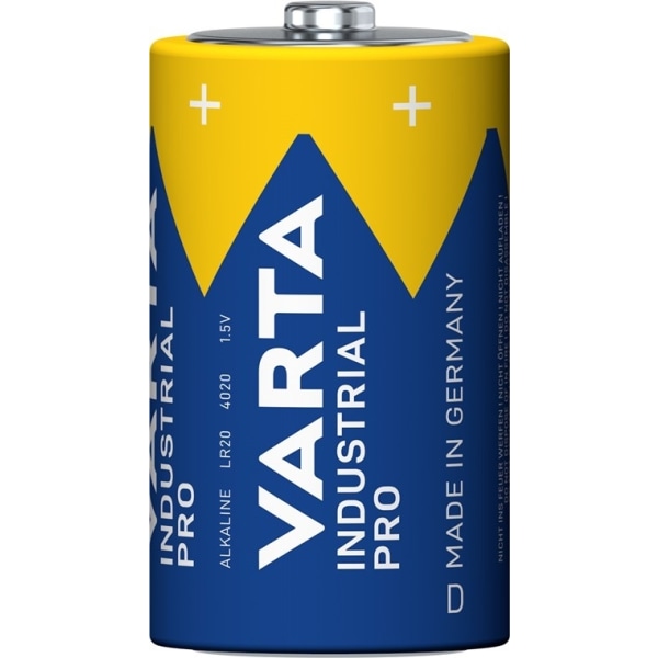 Varta LR20/D (Mono) (4020) batteri, 20 stk. i Box alkaline manga