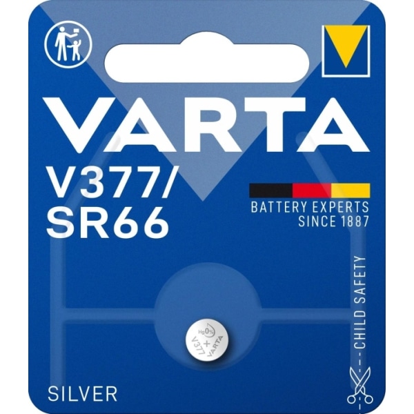 Varta V377/SR66 hopeakolikko 1 pakkaus (B)