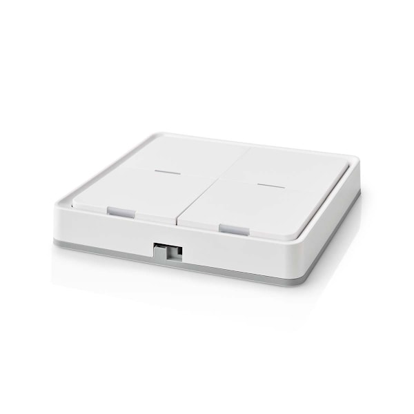 Nedis SmartLife Seinäkytkin | Zigbee 3.0 | Seinäkiinnitys | Android™ / IOS | Muovi | Valkoinen