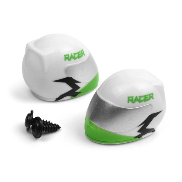 BLACKZON Driver Helmet (Green/2pcs)