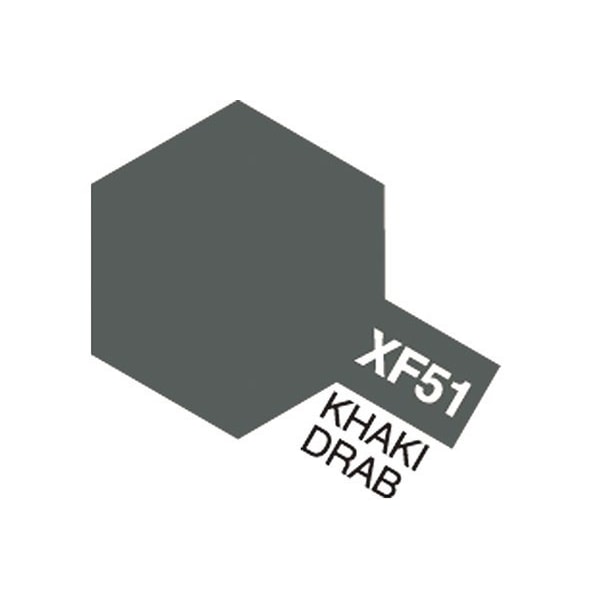 Akryyli Mini XF-51 Khaki Drab (khaki) Grå