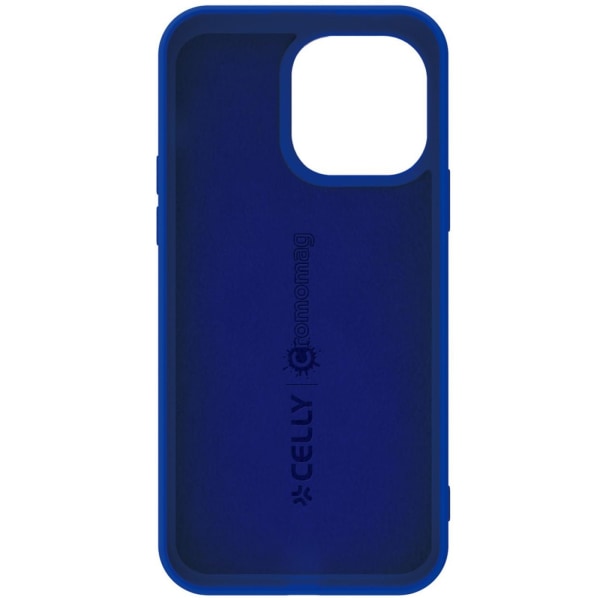Celly Cromomag Soft rubber case MagSafe iPhone 15 Pro Blå Blå