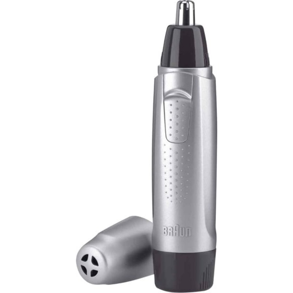 Braun Exact Series EN 10 precisionstrimmer Svart, Silver Sort, Grå