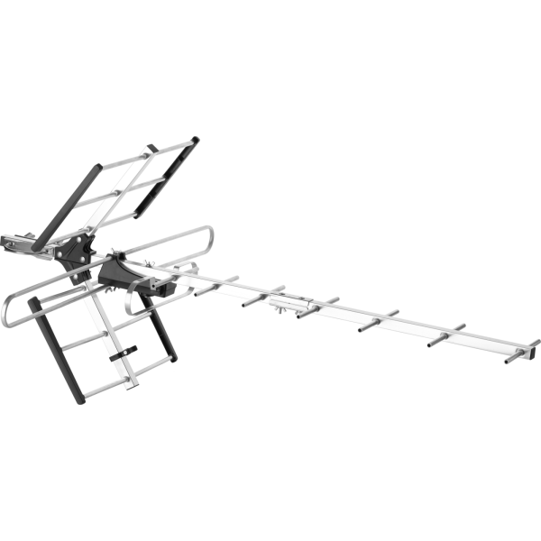 One for All SV9357-5G UHF/VHF -ulkoantenni 10-15 dB vahvistuksella ja LTE-suodattimella