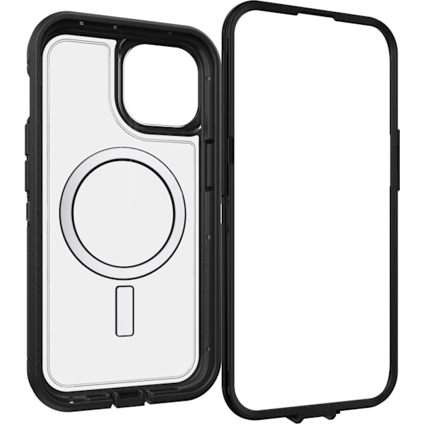 Otterbox Defender XT skyddsfodral, iPhone 15 / 14 / 13, svart / klar Svart
