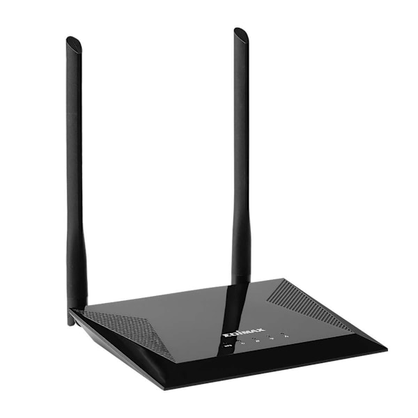 Edimax 4-i-1 N300 Wi-Fi Router, Access Point, Range Extender, Wi-Fi Bridge & WISP Black