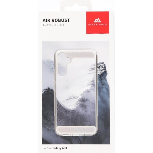 BLACK ROCK Air Robust Cover Samsung A34 5G Transparent Transparent