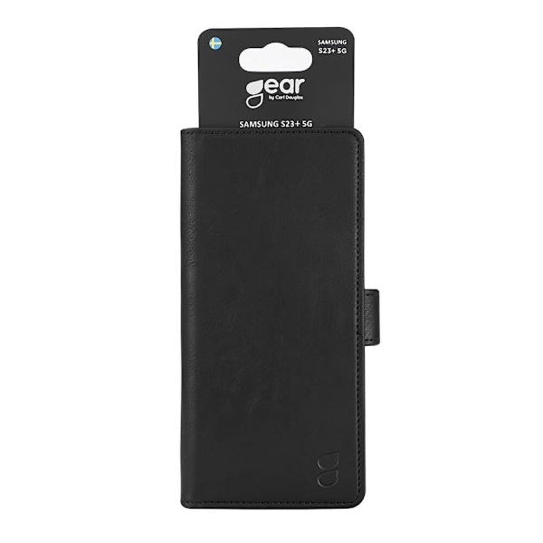 GEAR Classic Wallet 3 card Samsung  S23+ 5G Black Svart