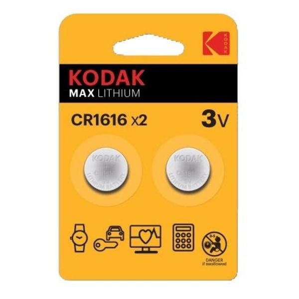 Kodak Kodak Max lithium CR1616 battery (2 pack)