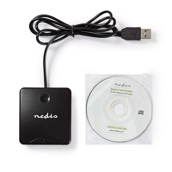Nedis Kortlæser | Smart Card (ID) | USB 2.0